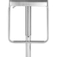 Dazzler Stainless Steel Barstool in Silver - Revel Sofa 