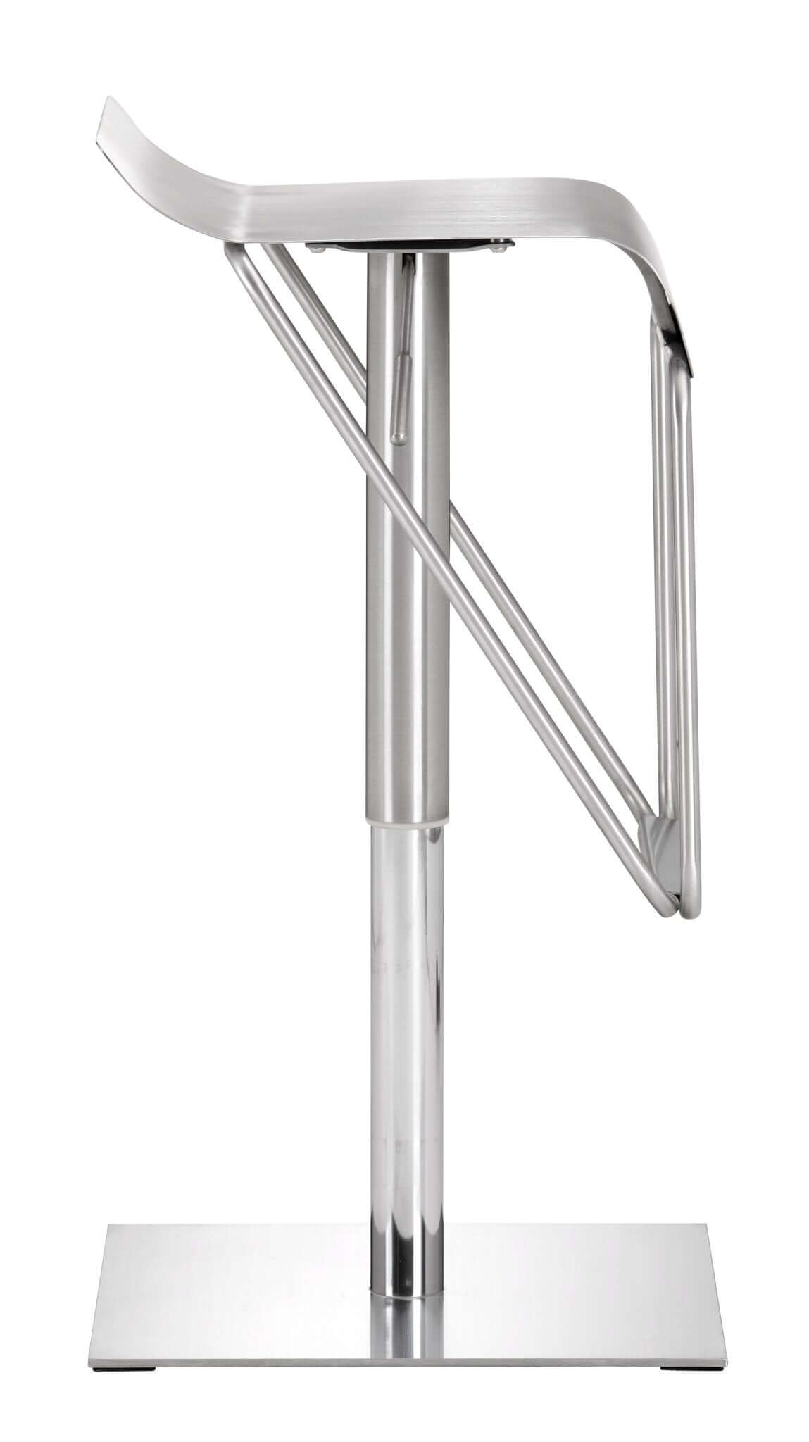 Dazzler Stainless Steel Barstool in Silver - Revel Sofa 