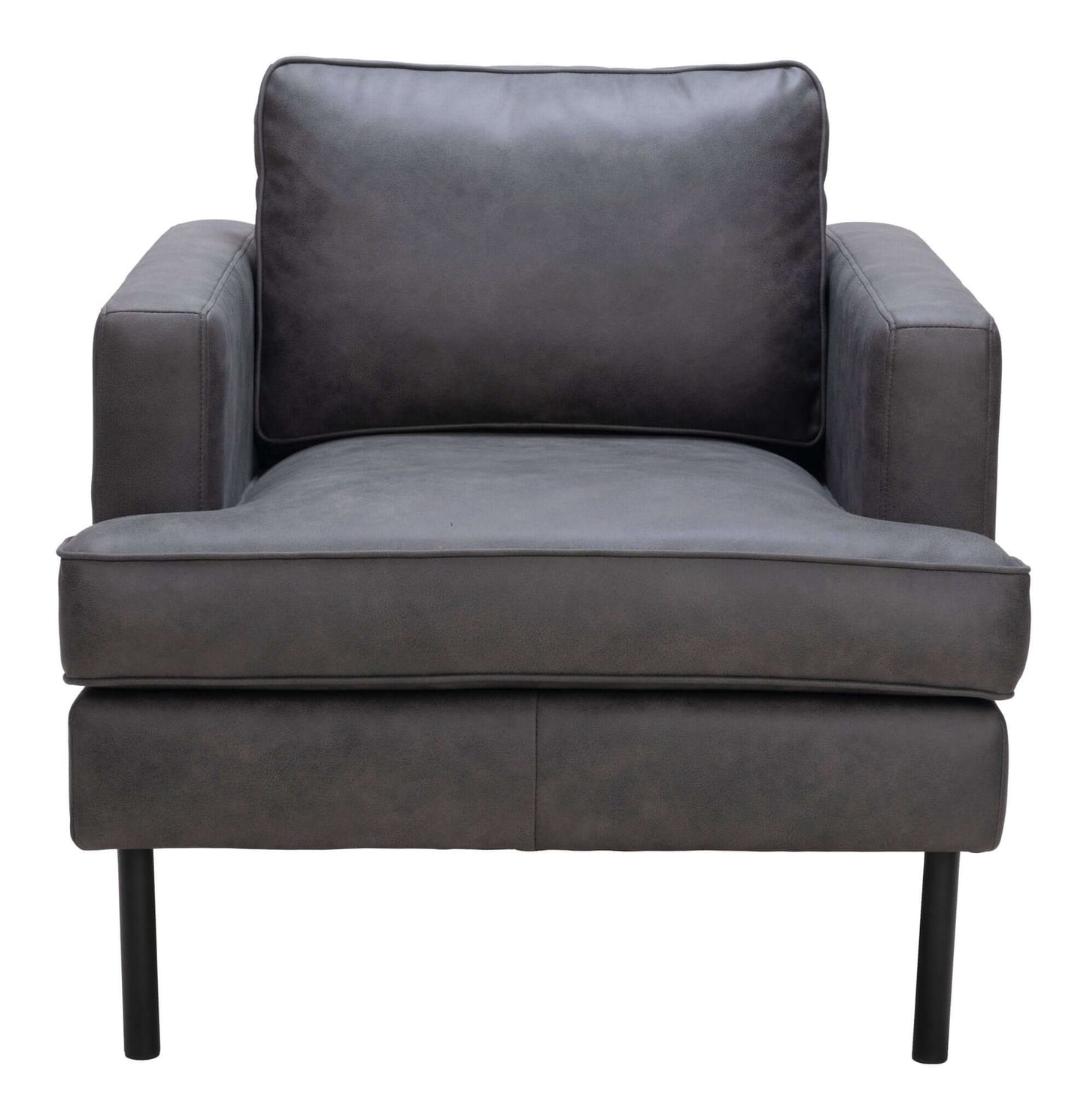Decade MCM Faux Leather Accent Lounge Chair - Revel Sofa 
