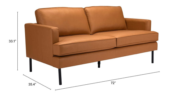 Decade Modern Classic Sofa Loveseat 72 - Revel Sofa 