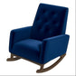 Demetrius Solid Wood Frame Upholstered Rocking Chair - Revel Sofa 