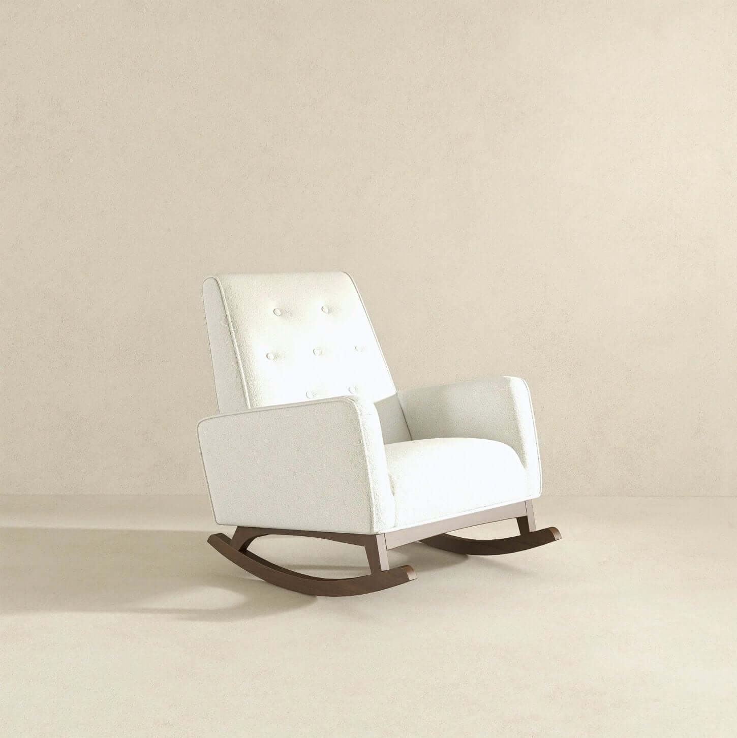 Demetrius Solid Wood Frame Upholstered Rocking Chair - Revel Sofa 