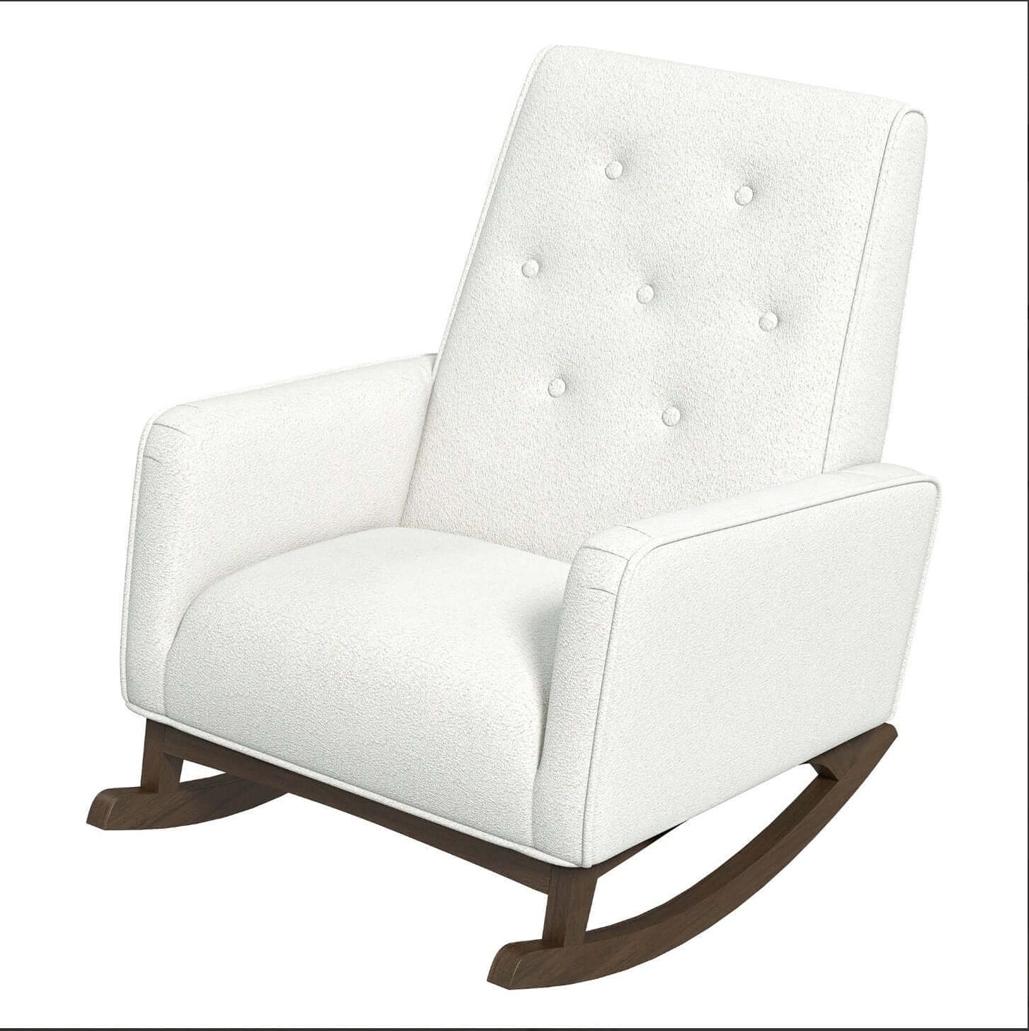 Demetrius Solid Wood Frame Upholstered Rocking Chair - Revel Sofa 