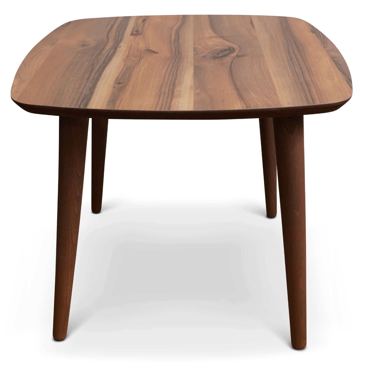 Denis MCM Walnut Wood End Table - Revel Sofa 