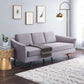 Divinity MCM Style Sofa Couch 79" (Gray or Brown) - Revel Sofa 