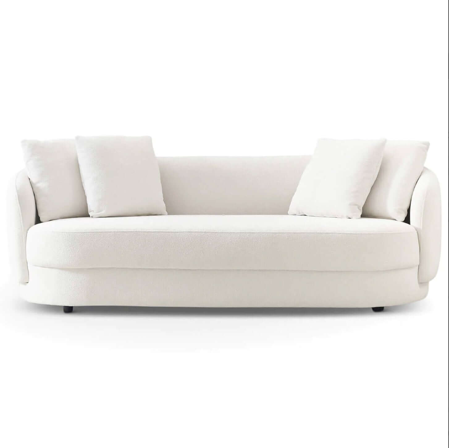 Dylan Modern Bohemian French Boucle Sofa Couch Loveseat 85" - Revel Sofa 