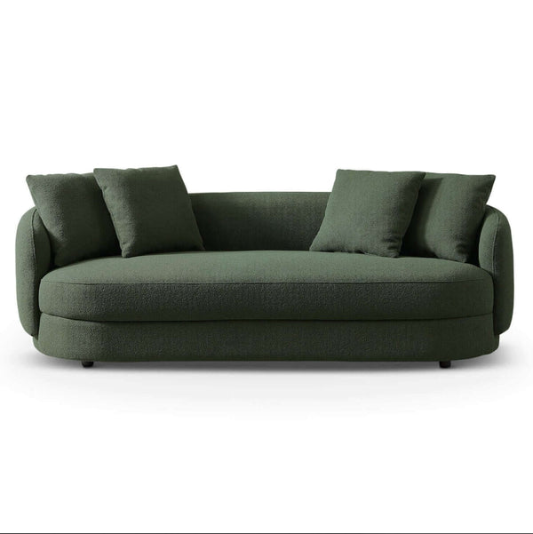 Dylan Modern Bohemian French Boucle Sofa Couch Loveseat 85 - Revel Sofa 