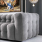 Eden Modern Glam Chesterfield Boucle Sofa 90" - Revel Sofa 