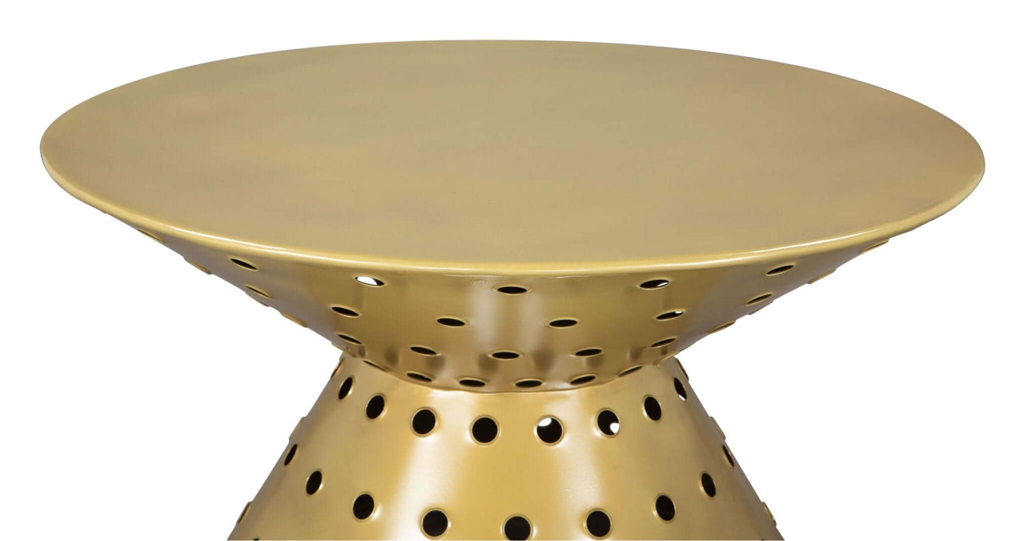 Electron Retro Funky Coffee Table in Gold - Revel Sofa 