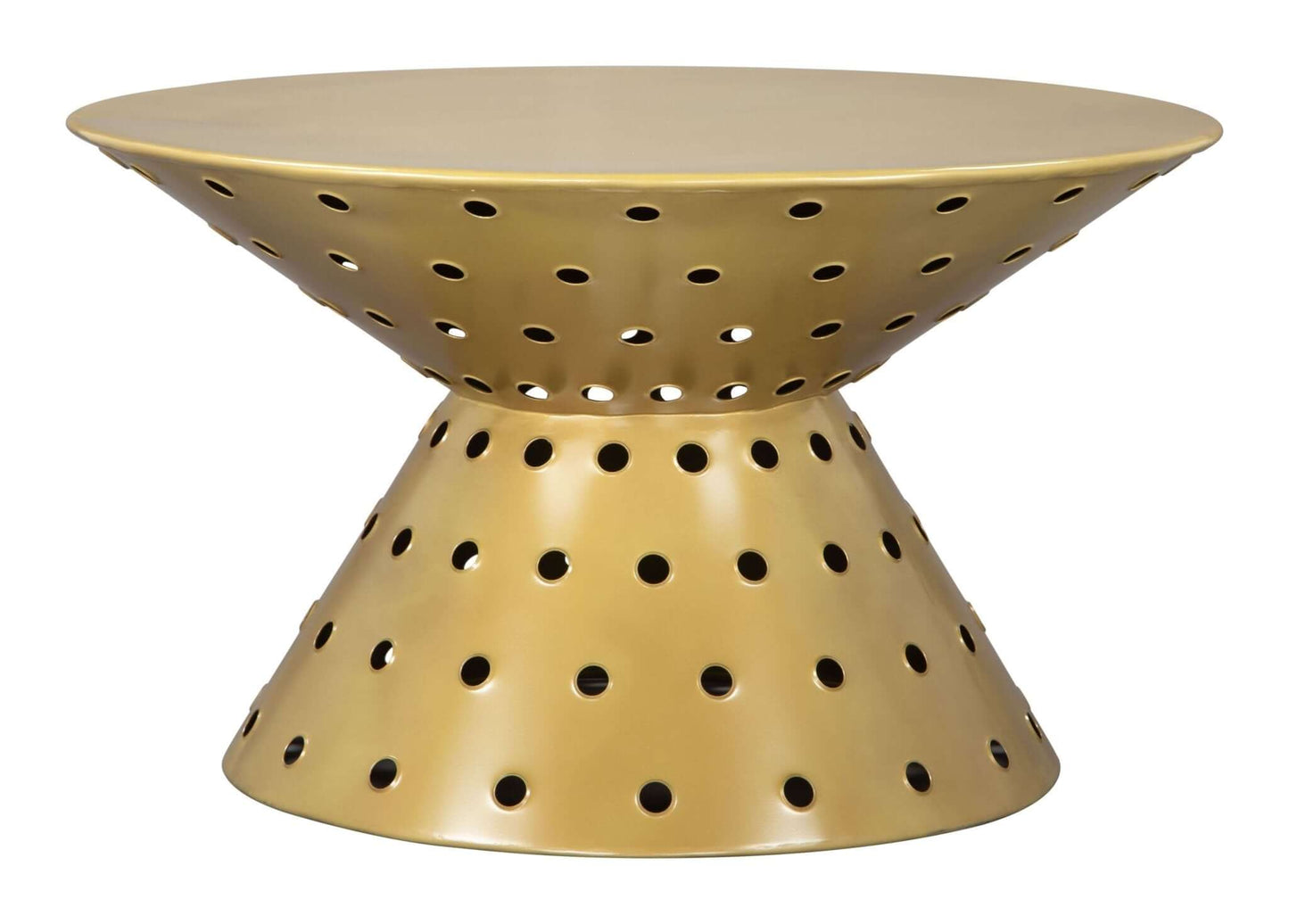 Electron Retro Funky Coffee Table in Gold - Revel Sofa 