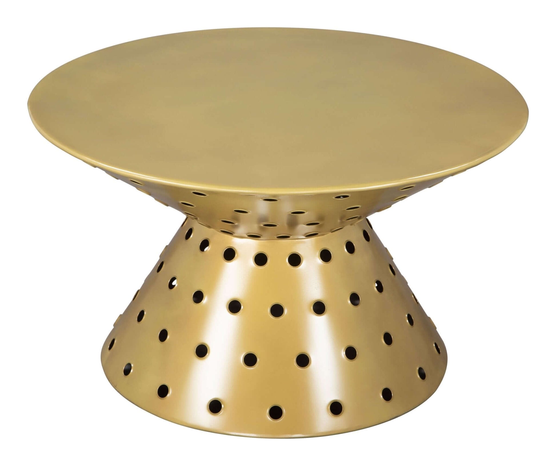 Electron Retro Funky Coffee Table in Gold - Revel Sofa 