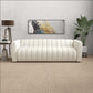 Elrosa MCM Channel Tufted Sofa 88", Leather or Boucle - Revel Sofa 