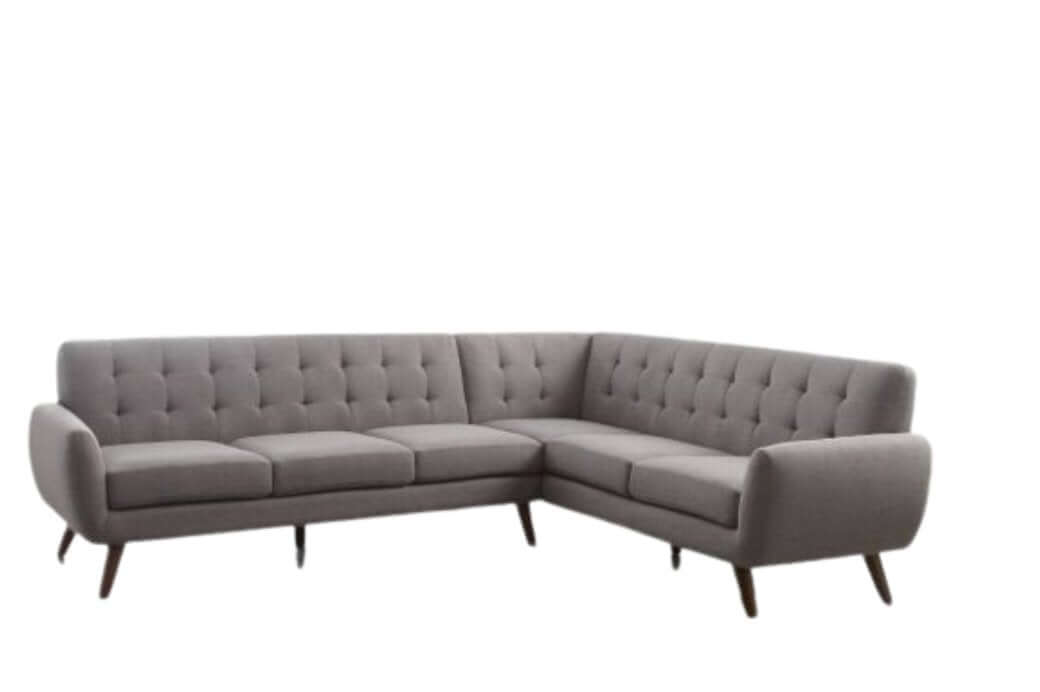 Essick MCM Corner Sectional Tufted Sofa 108" - Revel Sofa 