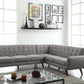 Essick MCM Corner Sectional Tufted Sofa 108" - Revel Sofa 