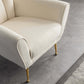 Gianna MCM Channel Tufted French Boucle Lounge Accent chair - Revel Sofa 