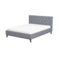 Graceville MCM Style Tufted Upholstered Platform Bed Frame - Revel Sofa 