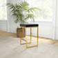 Joel Glam Upholstered Square Bar Counter Stool - Revel Sofa 