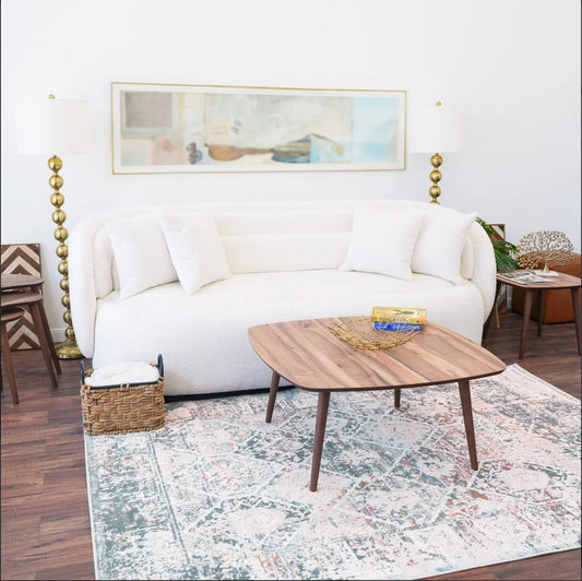 Kalen MCM Style Solid Wood Center Table - Revel Sofa 