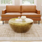 Larache Round Coffee Center Table in Gold - Revel Sofa 