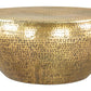 Larache Round Coffee Center Table in Gold - Revel Sofa 