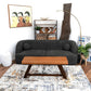 Marley MCM Genuine Leather Wood Bench - Revel Sofa 