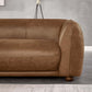 Marlon Modern Genuine Italian Leather Sofa Couch 87” - Revel Sofa 