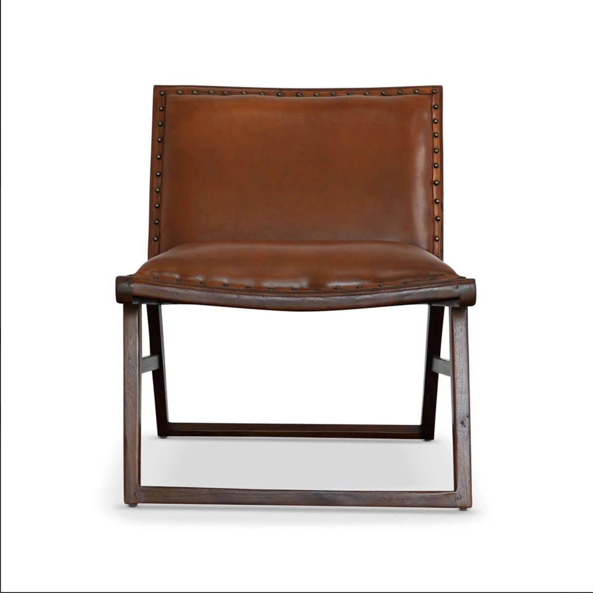 Marquis MCM Genuine Leather Lounge Accent Chair - Revel Sofa 