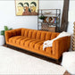 Melissa MCM Styled Channel Tufted Sofa 90” - Revel Sofa 