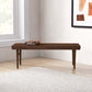 Mia MCM Style Slated Solid Wood Bench 47” - Revel Sofa 