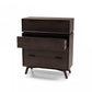 MidCentury Modern Solid Acacia Wood Four Drawer Dresser - Revel Sofa 