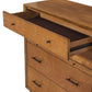 MCM Styled Solid Wood Four Drawer Chest, Cedar 38" - Revel Sofa 