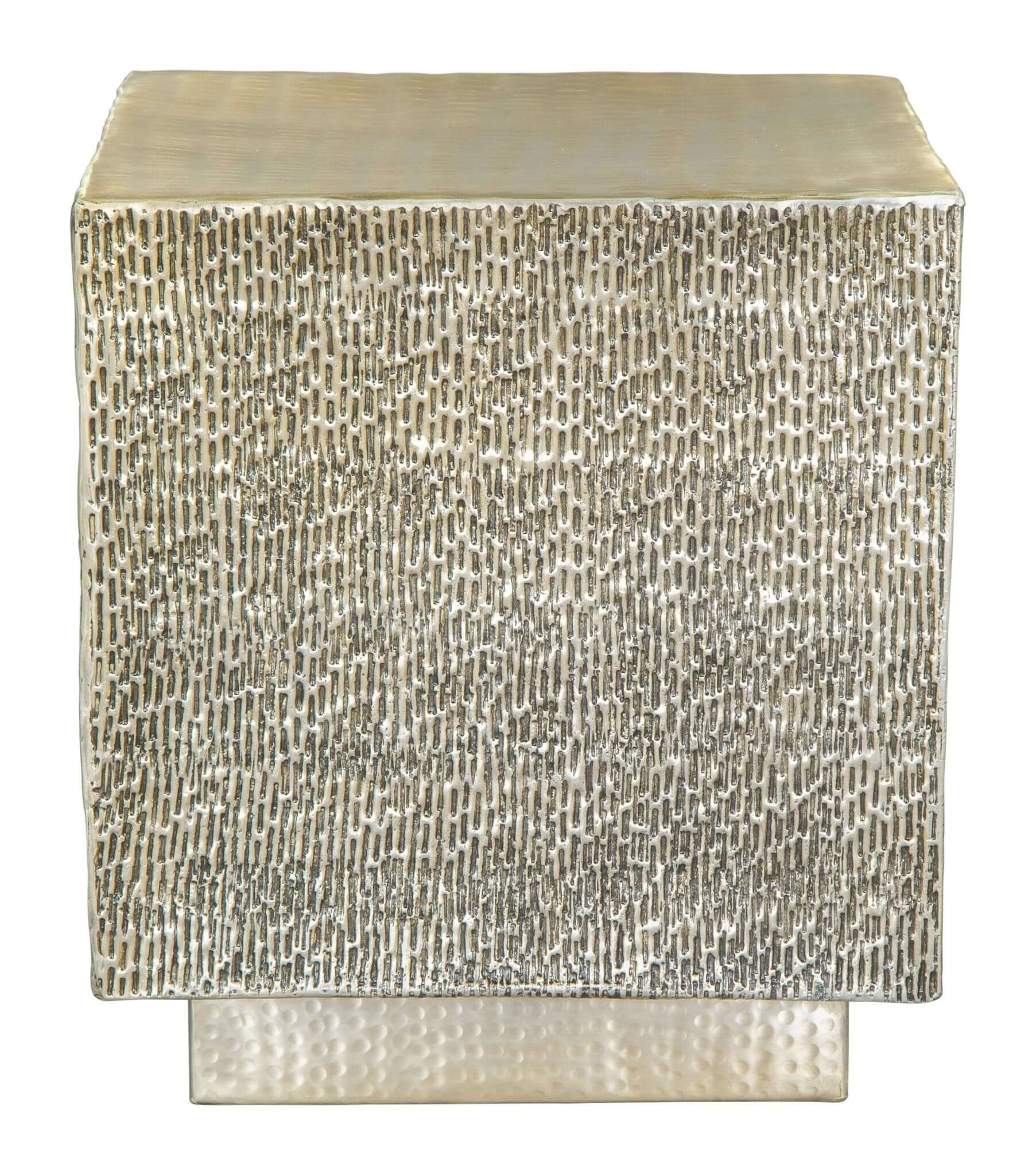 Mono Side End Accent Table in Gold - Revel Sofa 