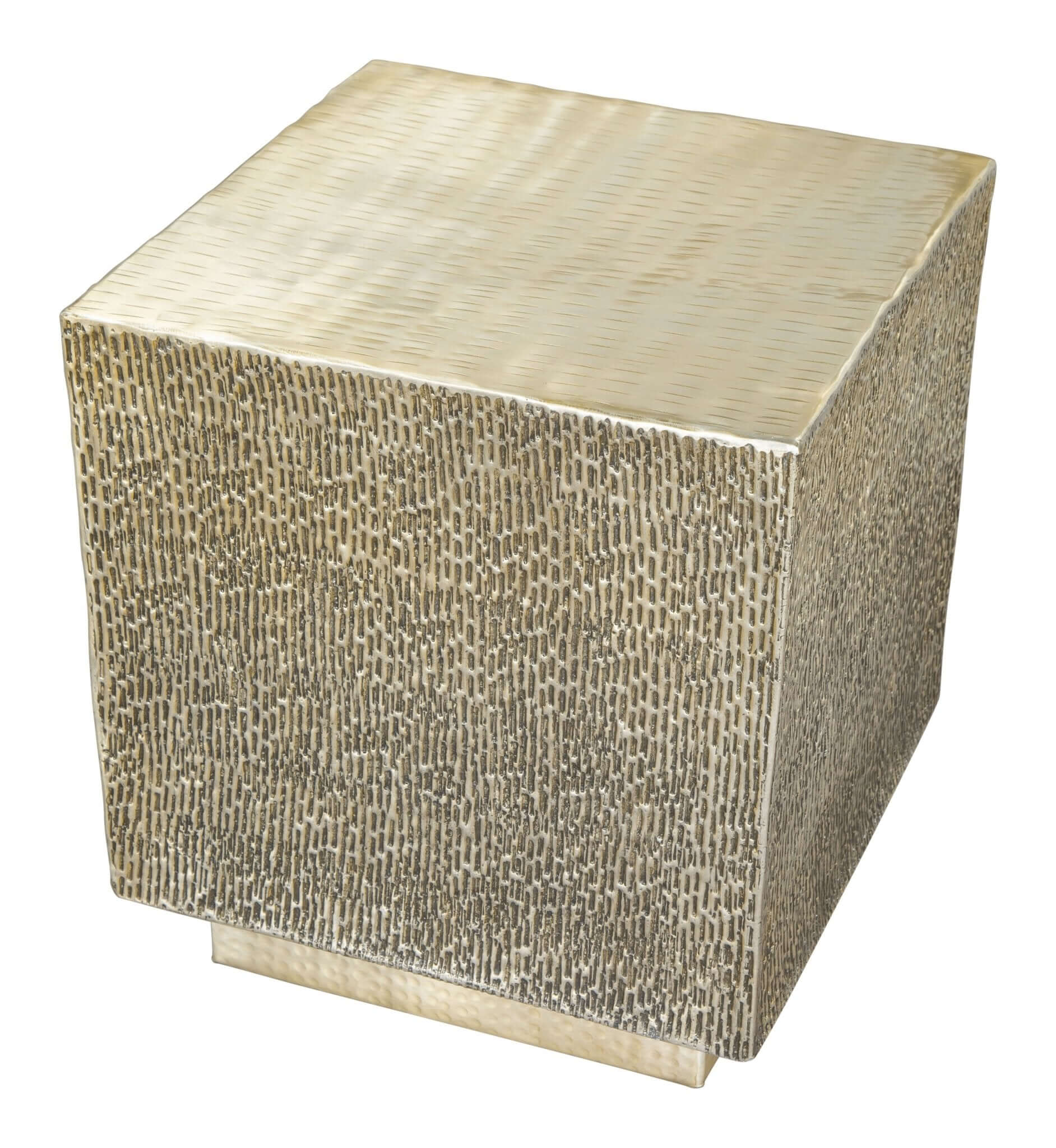 Mono Side End Accent Table in Gold - Revel Sofa 