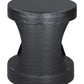 Nuuk Cylindrical Iron Side End Table in Black - Revel Sofa 