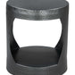 Nuuk Cylindrical Iron Side End Table in Black - Revel Sofa 