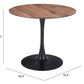 Opus Round Top Dining Table in Variety of Colors - Revel Sofa 