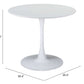 Opus Round Top Dining Table in Variety of Colors - Revel Sofa 