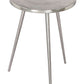 Politik Modern Silver Metallic End Side Table - Revel Sofa 