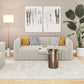 Puerto Plata MCM Channel Tufted Luxury Polyester Fabric Sofa 80” - Revel Sofa 