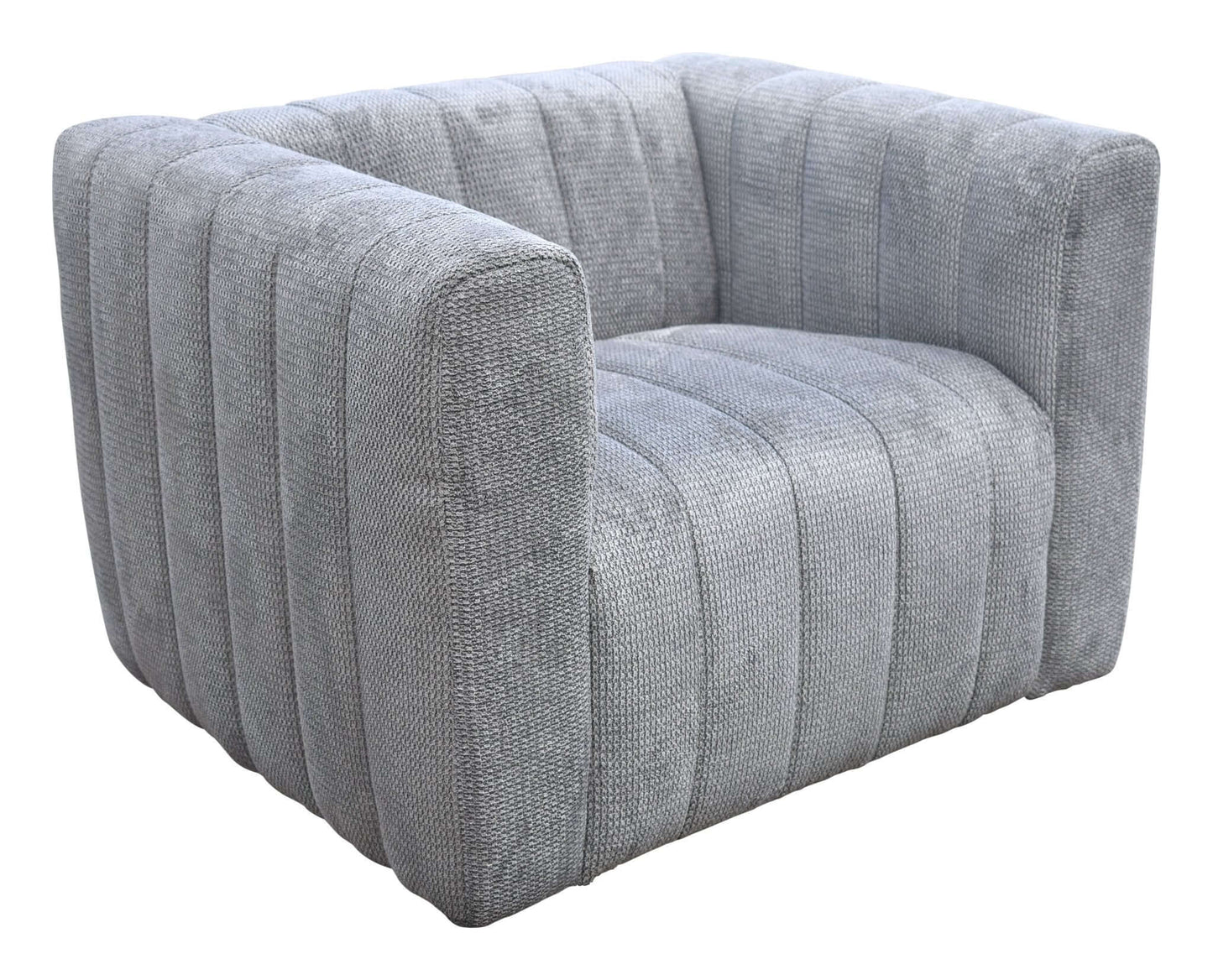 Puerto Plata Channel Tufted Luxury Polyester Fabric Lounge Chair - Revel Sofa 
