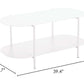 Pullman 2 Tiered Steel Center Coffee Table - Revel Sofa 