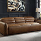 Rafer Genuine Top-Grain Leather Sofa Couch 95” - Revel Sofa 