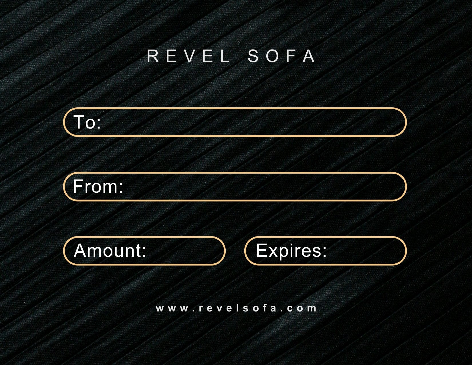 Revel Sofa Gift Card - Revel Sofa 