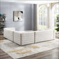 Solo Modern Tufted Corner Sectional Sofa, Boucle or Velvet 104" - Revel Sofa 