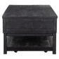 Surat Lift-Top Storage Rectangular Wood Coffee Table, Black - Revel Sofa 