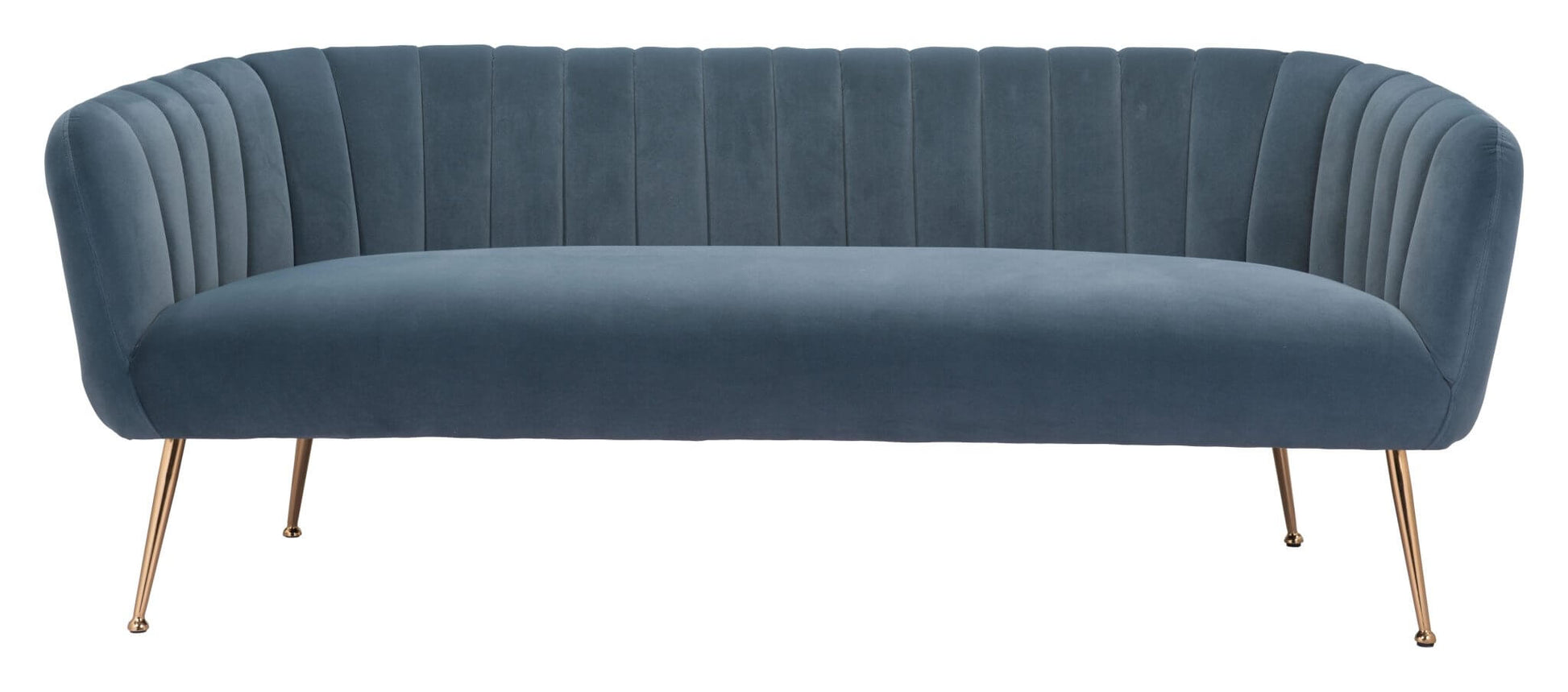 Deco Luxury Sofa in Color Beige or Gray 70” - Revel Sofa 